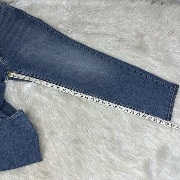 Everlane Women's Blue The Curvy Cheeky Straight Leg Designer Jean W29/L28 - Picture 11 of 12